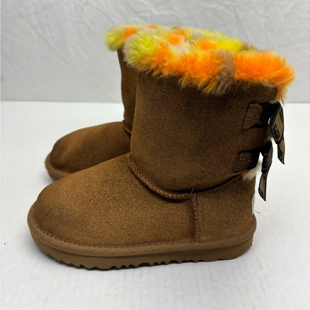 Ugg bows boots multicolor inside toddler girl SZ 12, box 2